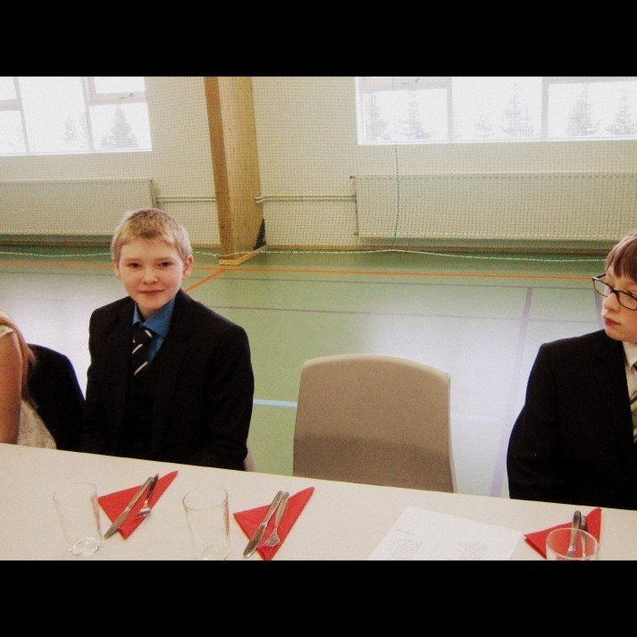 Þessi voru uppáklædd í tilefni dagsins.