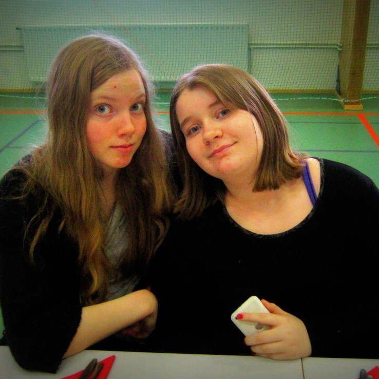 Arney og Heiða alltaf flottar.