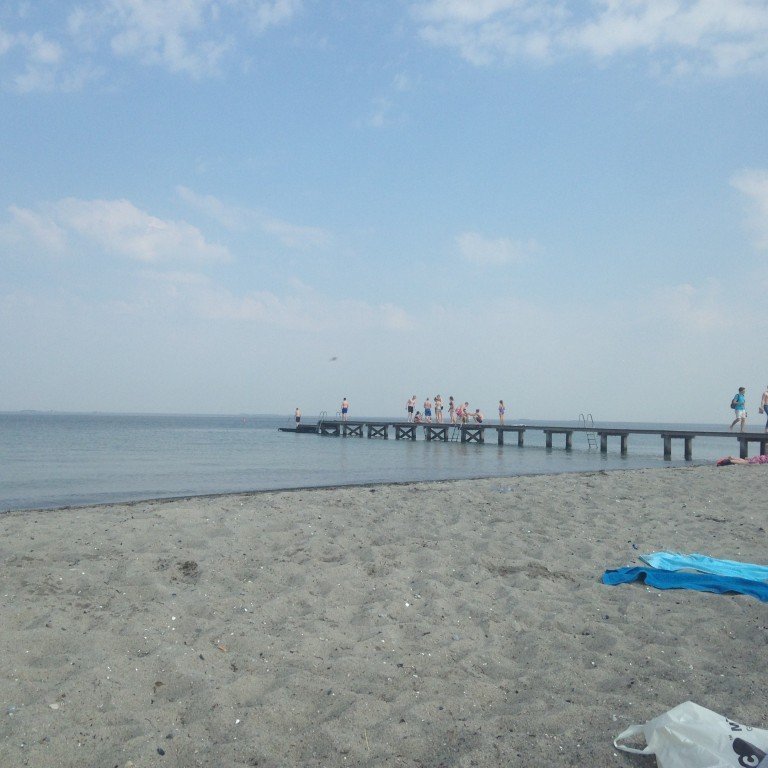 Allir stukku í sjóinn