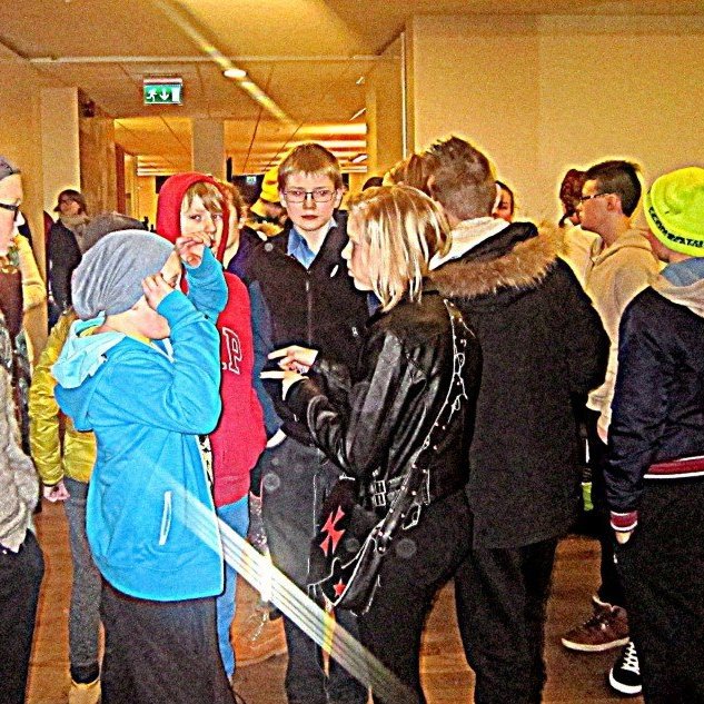 Í anddyrinu hjá Össuri (ekki Skarphéðinssyni) að morgni föstudags.