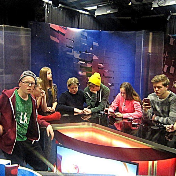 HM-stofan er nú ekki alveg eins glamúrus og hún lítur út fyrir að vera í sjónvarpinu ...