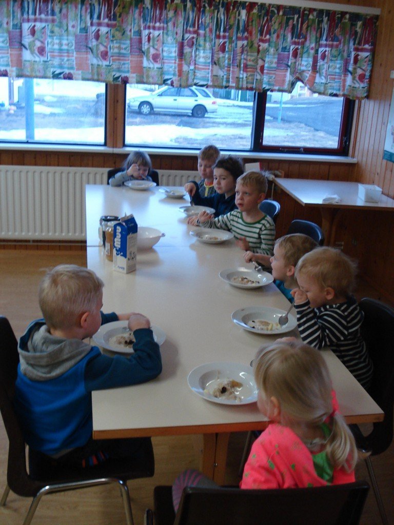 Sumum fannst grautur með þessu öllu bestur, en flestum hafragrautur með rúsínum!