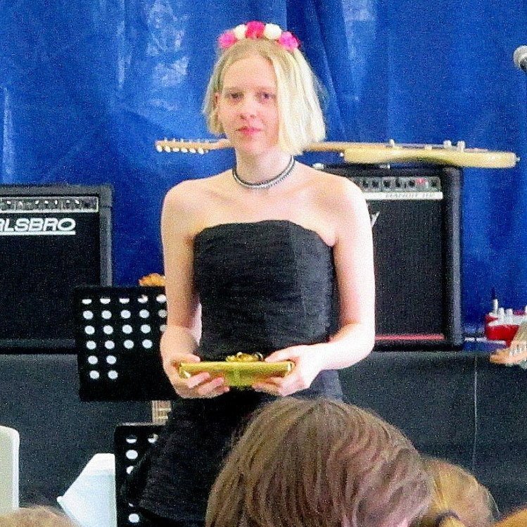 Lára fékk prúðmennskuverðlaunin.