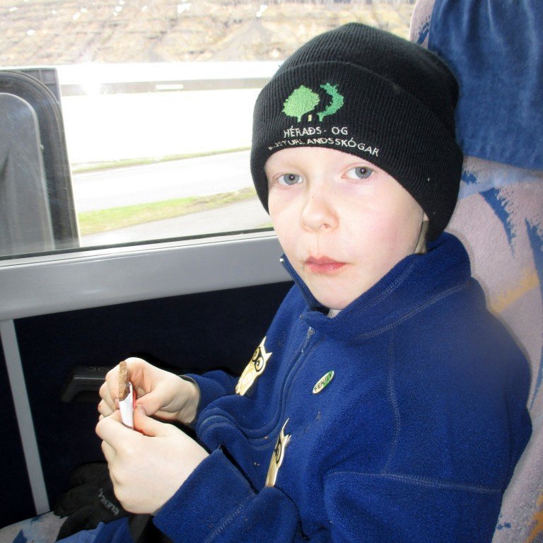 Auðun er ekkert á móti nammi.