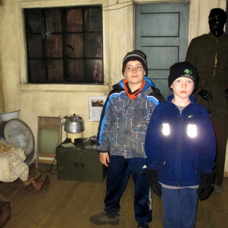 Reffilegir á safninu.