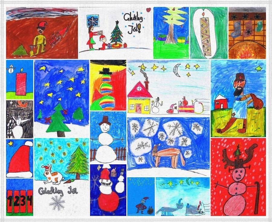 Sýnishorn af öllum kortunum