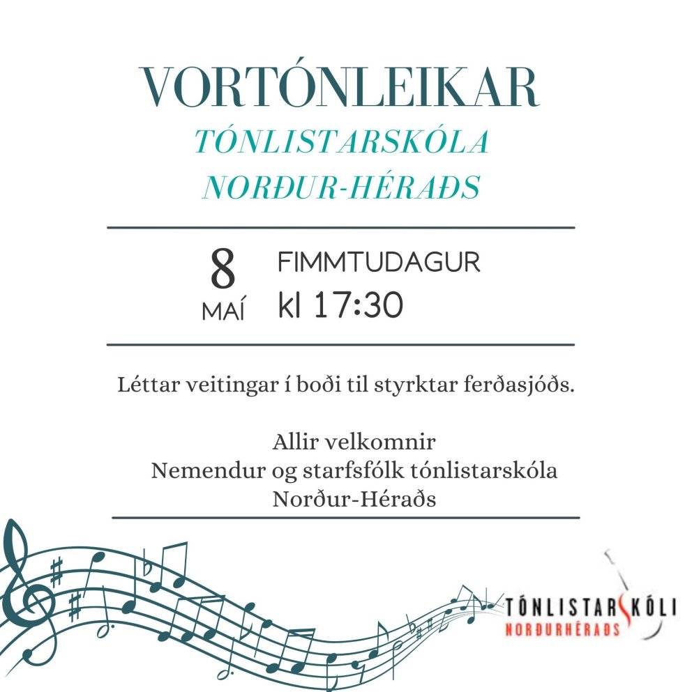 Vortónleikar 8. maí