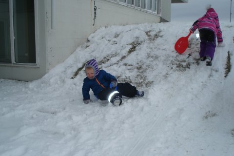 Við elskum snjó...